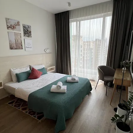La Vista Apartment С Видом На Горы Almaty Exterior photo